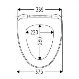 Nico seat ifø sign med softclose - billede 1877