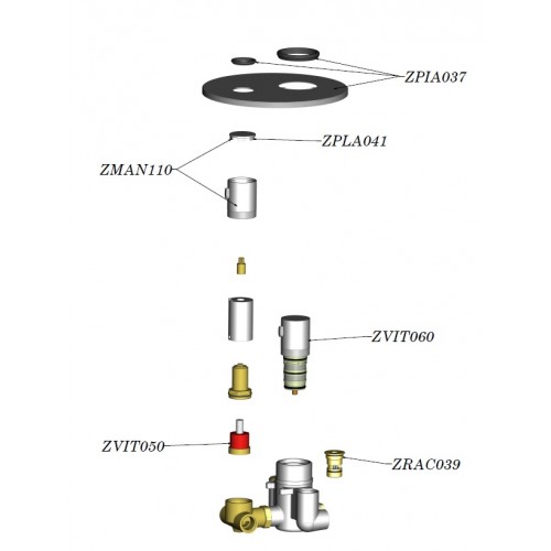 
                        ZVIT060 TERMOSTATISK INDSATS M/ GREB TIL BIN014 - billede 2114