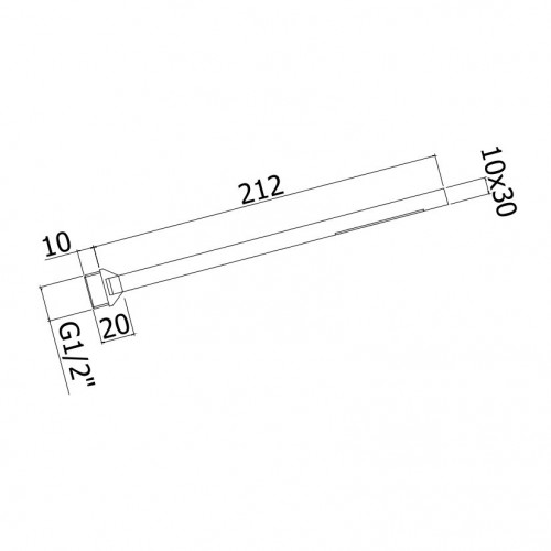 Paffoni Premium bruserhoved 1/2" afgang - Stål look
                        Paffoni Premium bruserhoved 1/2" afgang - Stål look