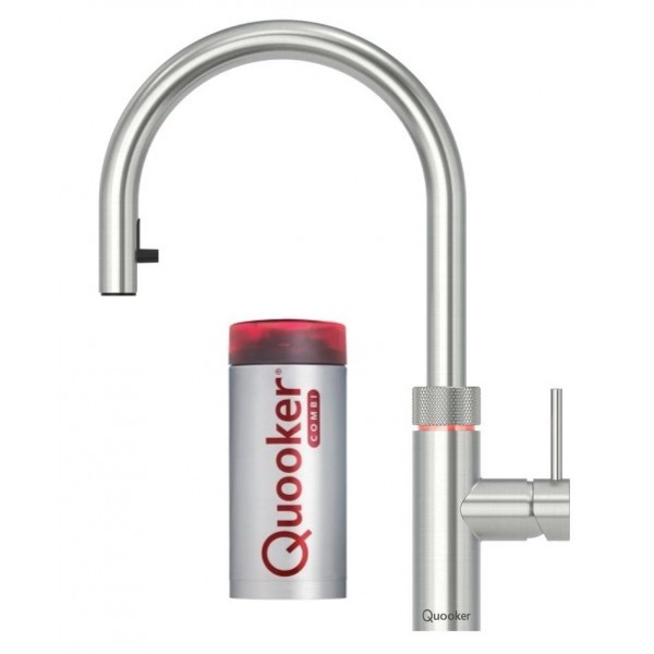 Quooker Flex Rustfri Stål inkl. Combi+ beholder