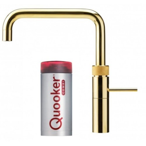 Quooker Fusion Square inkl. COMBI+ beholder - Messing