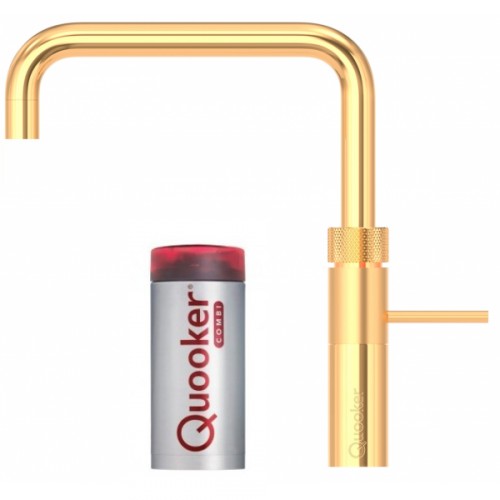 Quooker Fusion Square inkl. COMBI beholder - Guld