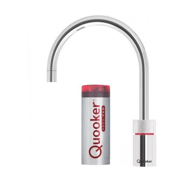 Quooker Nordic round inkl. pro3vaq beholder - Krom