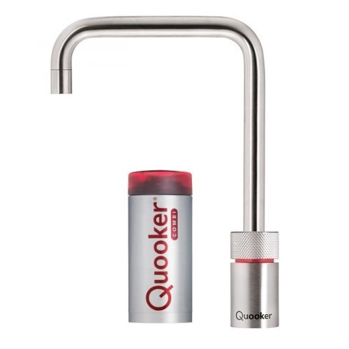 Quooker Nordic Square inkl. COMBI beholder - Krom